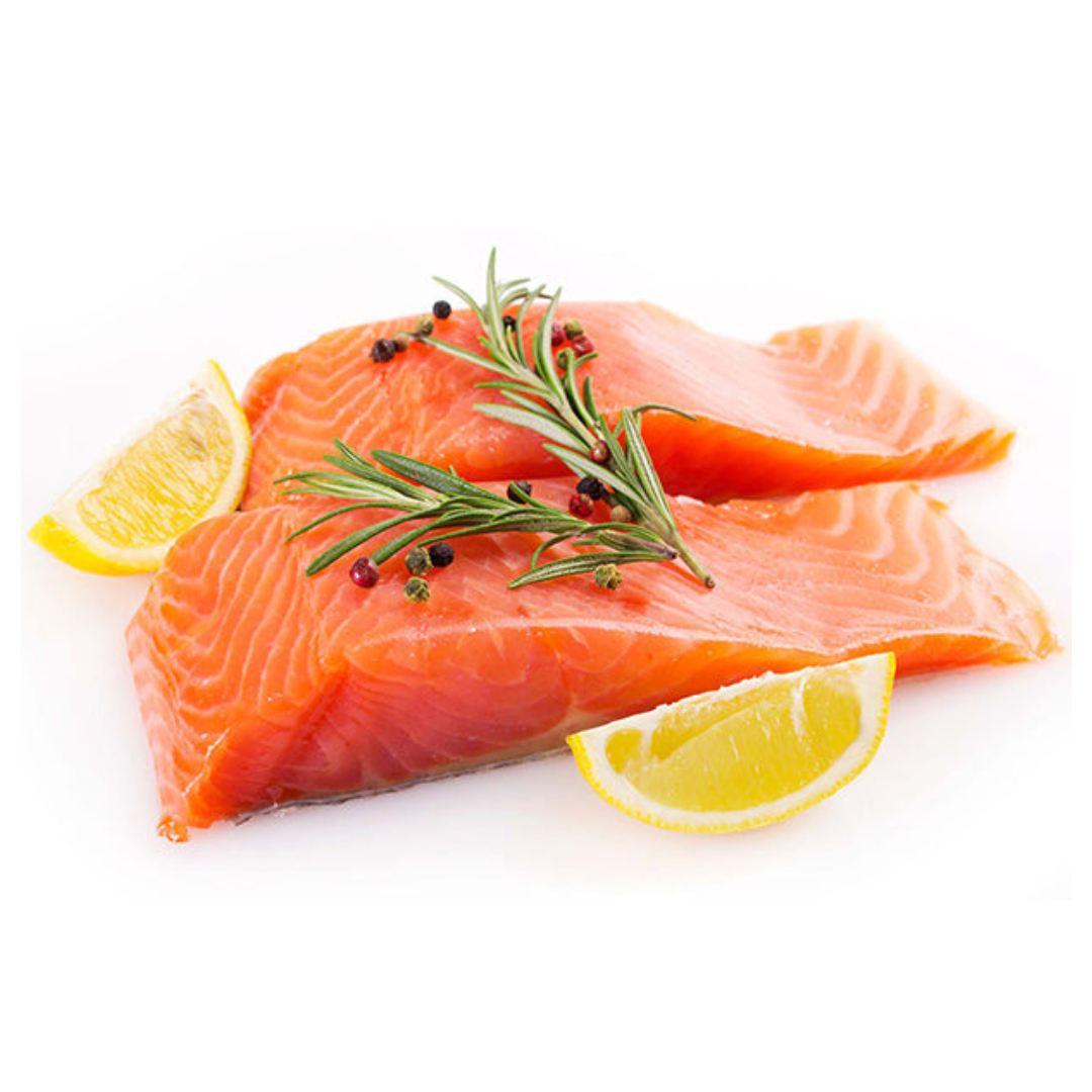 Porciones de Salmón CON piel (4 a 5 porciones / 1 Kg)