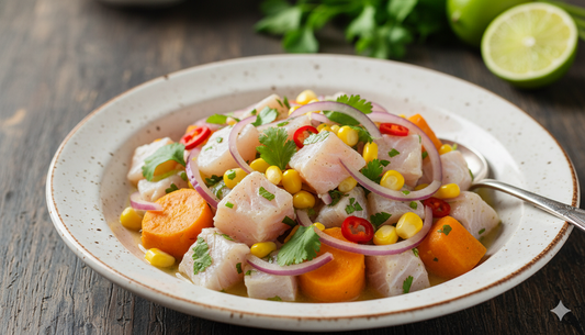 3 opciones Ceviche Cojinova