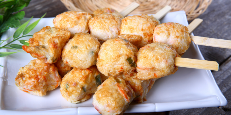 Brochetas de Mero