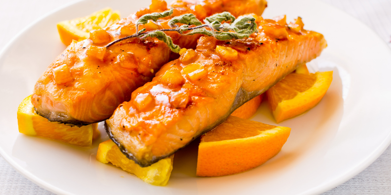 Salmón a la Naranja