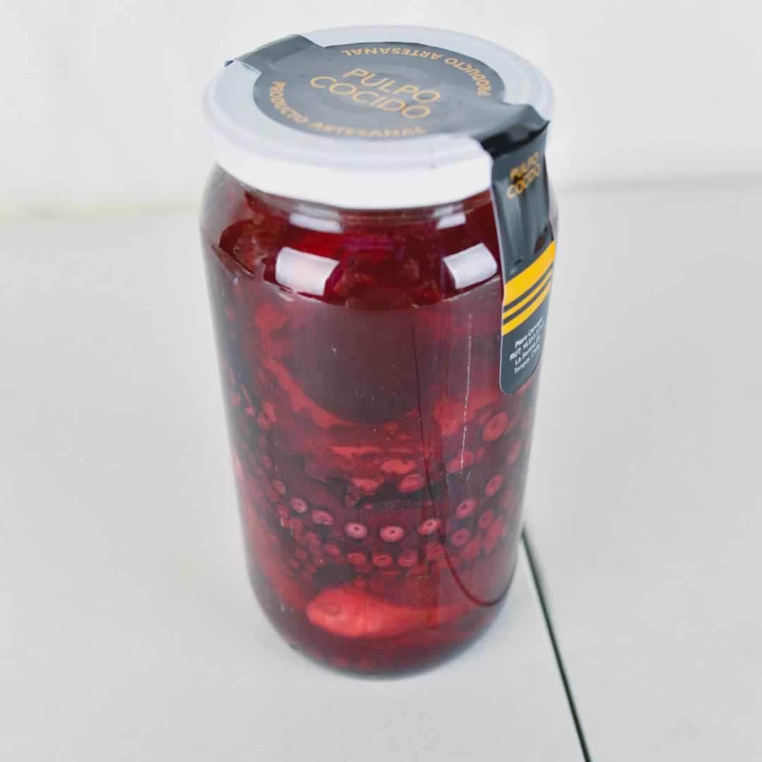 Pulpo cocido en frasco de 1 litro | Friosur-